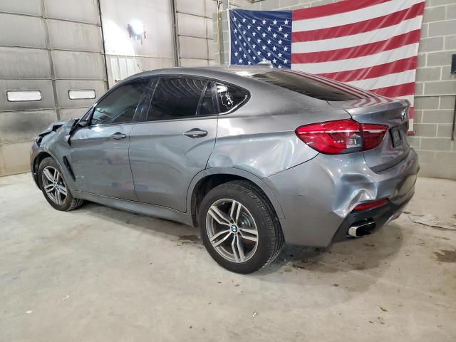 5UXKU0C50G0F99613 - 2016 BMW X6 SDRIVE35I GRAY photo 2