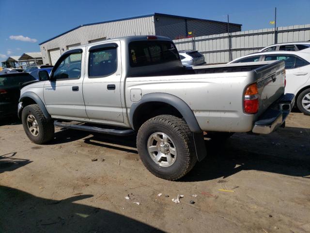 5TEGN92N52Z075454 - 2002 TOYOTA TACOMA DOUBLE CAB PRERUNNER SILVER photo 2