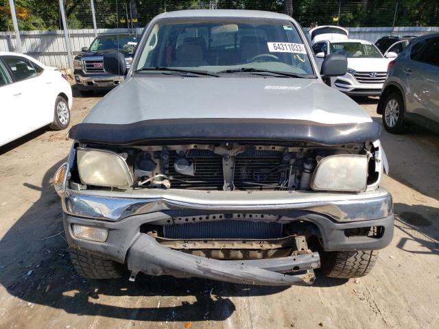 5TEGN92N52Z075454 - 2002 TOYOTA TACOMA DOUBLE CAB PRERUNNER SILVER photo 5