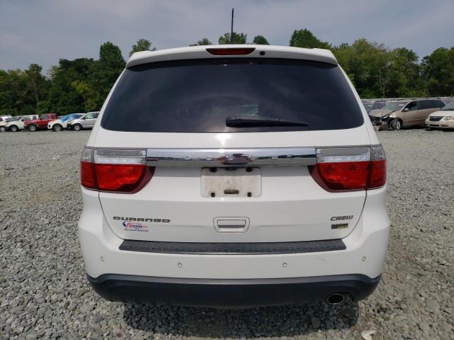 1C4RDHDG4DC700299 - 2013 DODGE DURANGO CREW WHITE photo 6