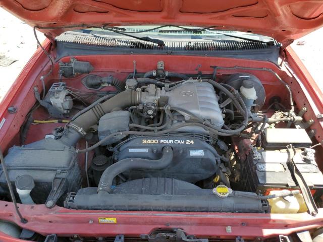 5TESN92N64Z335924 - 2004 TOYOTA TACOMA XTRACAB PRERUNNER RED photo 11
