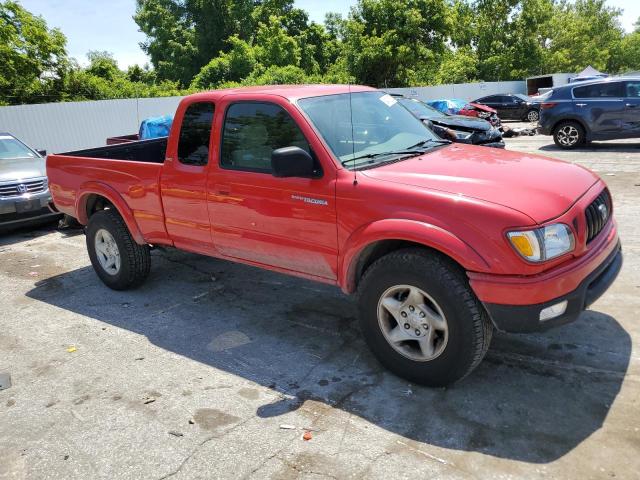 5TESN92N64Z335924 - 2004 TOYOTA TACOMA XTRACAB PRERUNNER RED photo 4