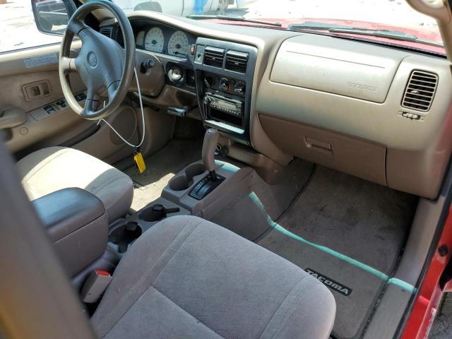 5TESN92N64Z335924 - 2004 TOYOTA TACOMA XTRACAB PRERUNNER RED photo 8