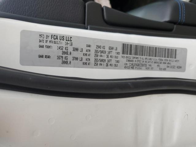 1C4RJFAG6KC590726 - 2019 JEEP GRAND CHEROKEE LAREDO 白色 照片 14