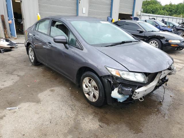 19XFB2F51EE020226 - 2014 HONDA CIVIC LX GRAY photo 4