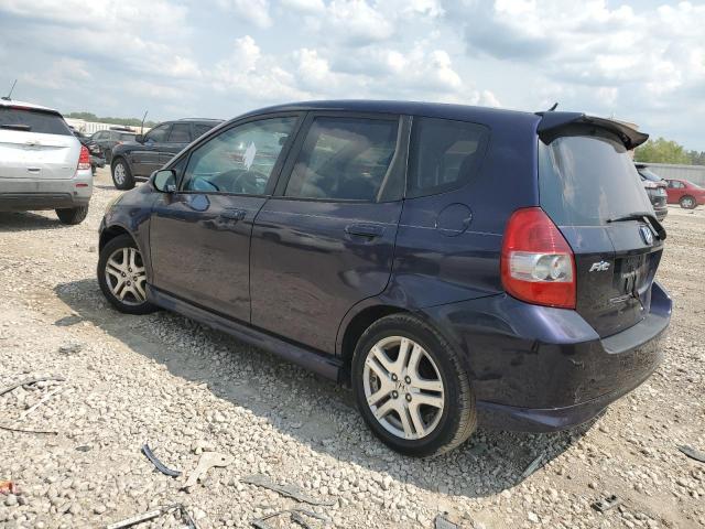 JHMGD38608S047640 - 2008 HONDA FIT SPORT BLUE photo 2