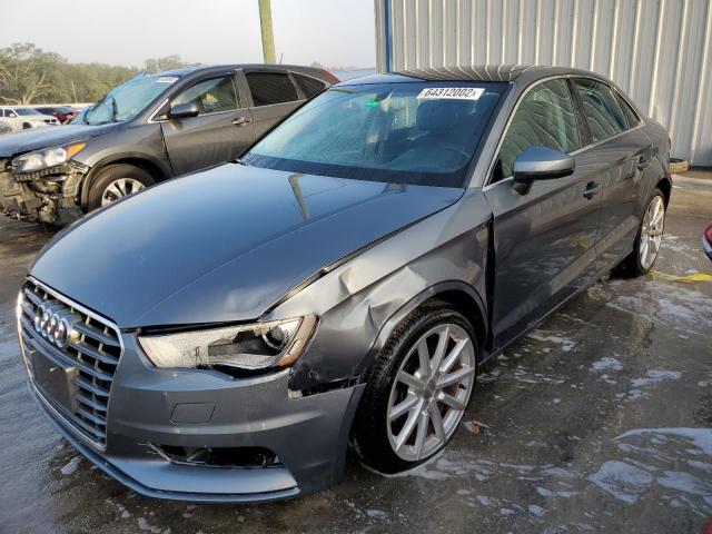 WAUEFGFFXF1043589 - 2015 AUDI A3 PREMIUM PLUS GRAY photo 2