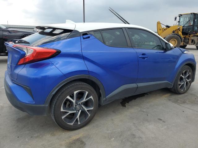 NMTKHMBX0JR034522 - 2018 TOYOTA C-HR XLE BLUE photo 3