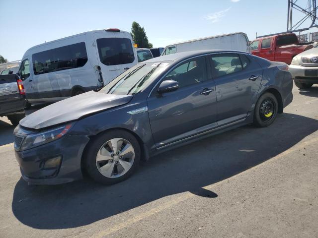 KNAGN4AD3E5063156 - 2014 KIA OPTIMA HYBRID BLACK photo 1