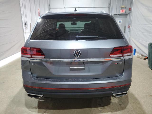 1V2TP2CA4MC606865 - 2021 VOLKSWAGEN ATLAS SEL PREMIUM Серый фото 6