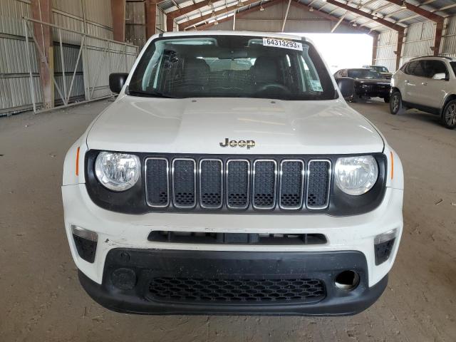 ZACNJAAB0KPK11900 - 2019 JEEP RENEGADE SPORT WHITE photo 5