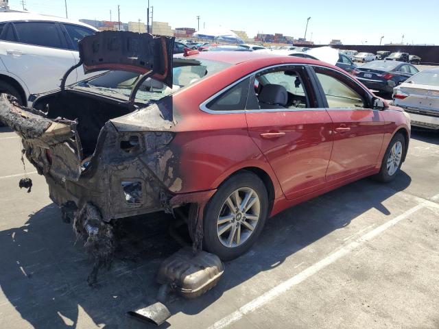 5NPE24AF2HH503635 - 2017 HYUNDAI SONATA SE RED photo 3
