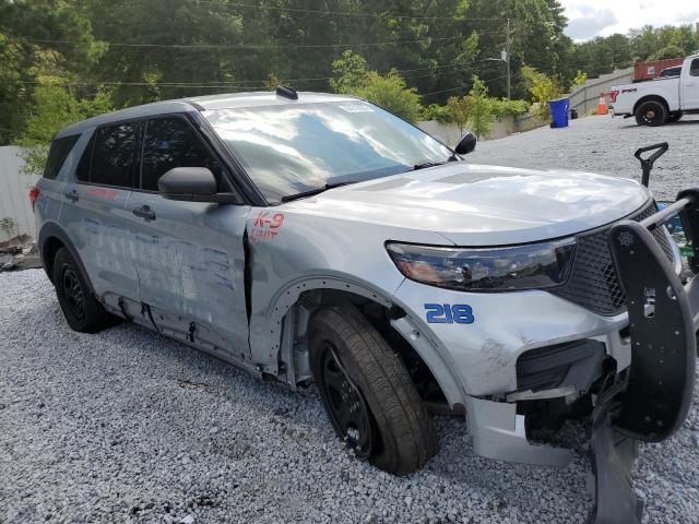 1FM5K8AW7LGC36038 - 2020 FORD EXPLORER POLICE INTERCEPTOR 银色 照片 4