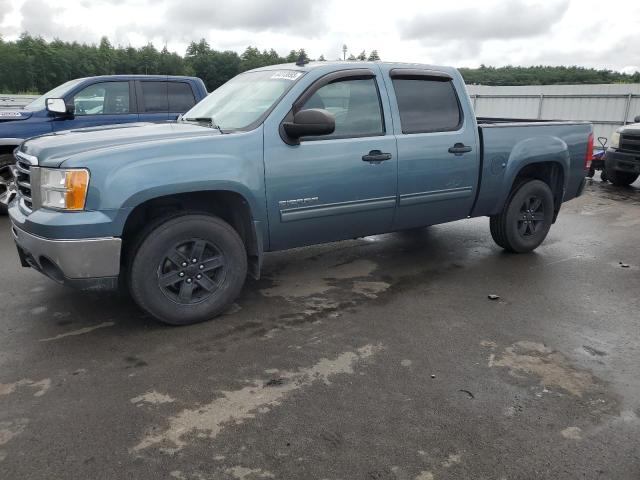 3GTP2VE34BG193695 - 2011 GMC SIERRA K1500 SLE BLUE photo 1