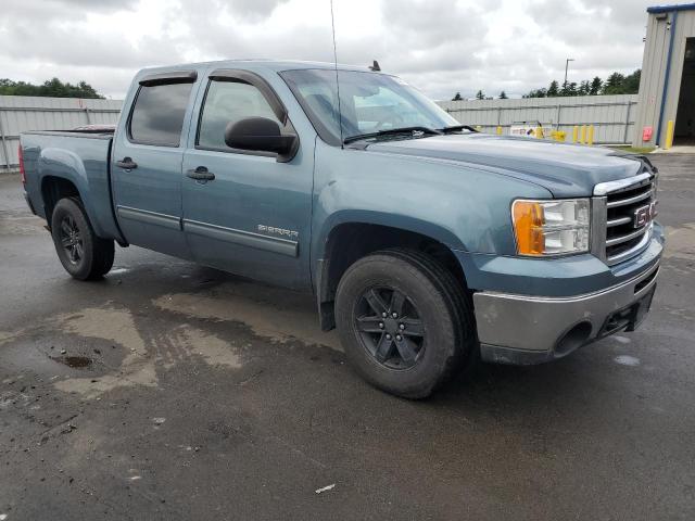 3GTP2VE34BG193695 - 2011 GMC SIERRA K1500 SLE BLUE photo 4