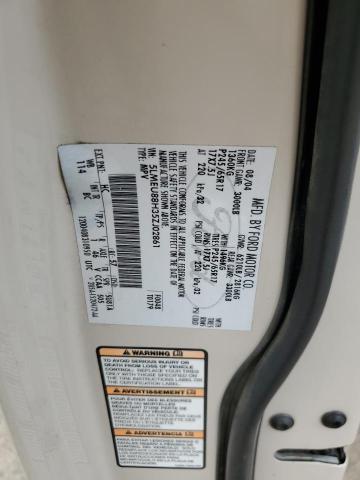 5LMEU88H35ZJ02861 - 2005 LINCOLN AVIATOR კრემისფერი ფოტო 13