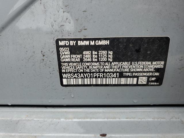 WBS43AY01PFR10341 - 2023 BMW M3 COMPETITION ნაცრისფერი ფოტო 20
