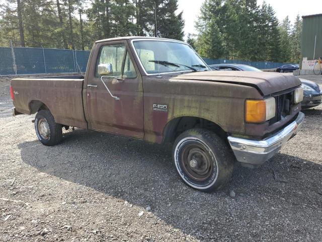 1FTEF14Y9MPA32887 - 1991 FORD F150 BURGUNDY photo 4