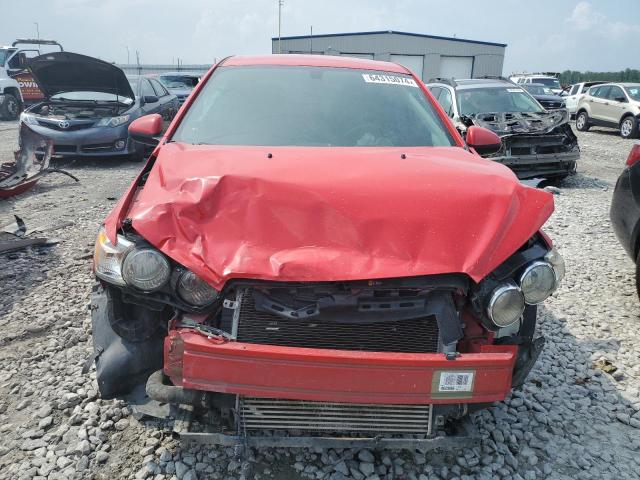 1G1JE5SB6F4122552 - 2015 CHEVROLET SONIC LTZ RED photo 5