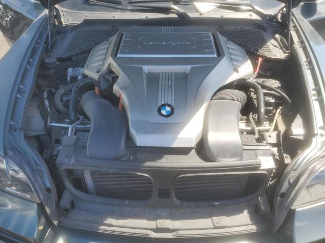 5UXFH0C51BLC66477 - 2011 BMW X6 HYBRID GRAY photo 12