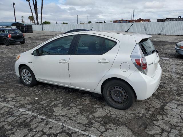 JTDKDTB33C1513151 - 2012 TOYOTA PRIUS C WHITE photo 2