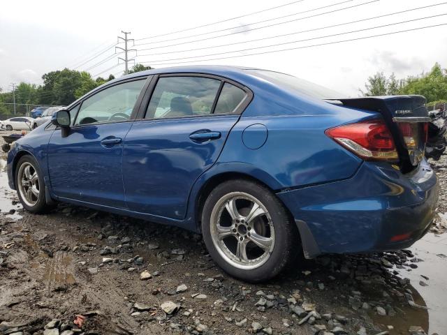 2HGFB2F57DH566145 - 2013 HONDA CIVIC LX BLUE photo 2