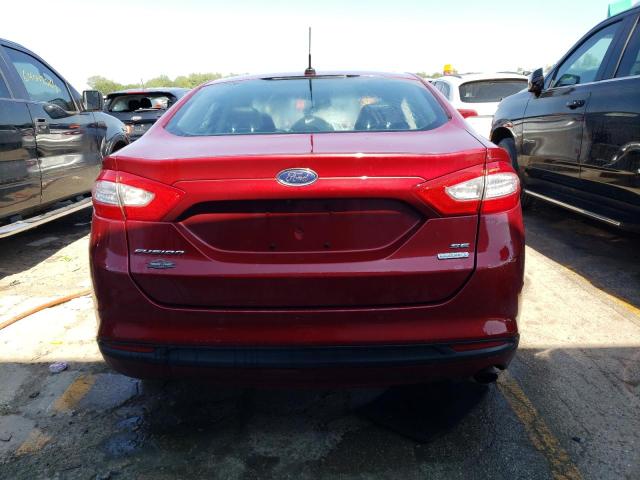 3FA6P0HD5FR291512 - 2015 FORD FUSION SE RED photo 6