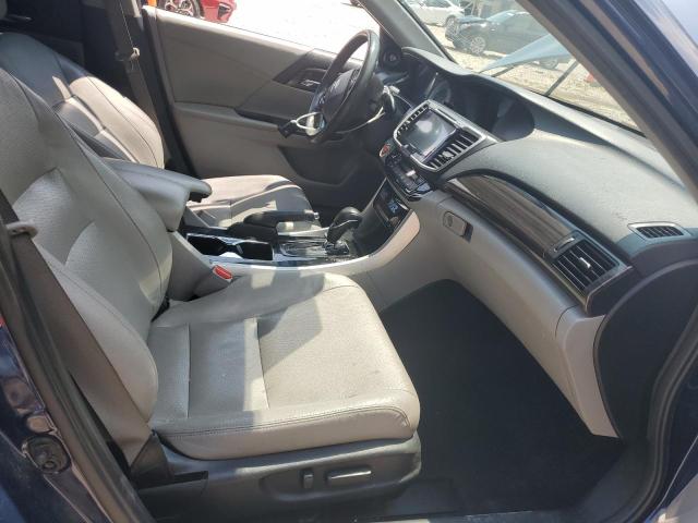 1HGCR3F80GA008185 - 2016 HONDA ACCORD EXL BLUE photo 7