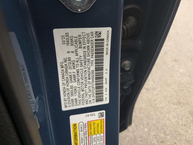 2HGFE2F57SH582589 - 2025 HONDA CIVIC SPORT ლურჯი ფოტო 12