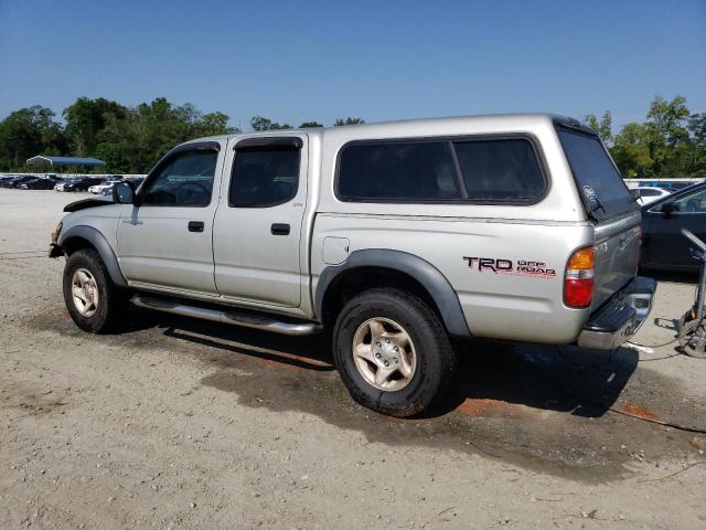 5TEGN92N92Z110996 - 2002 TOYOTA TACOMA DOUBLE CAB PRERUNNER SILVER photo 2