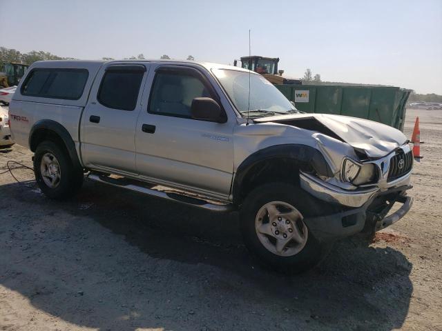 5TEGN92N92Z110996 - 2002 TOYOTA TACOMA DOUBLE CAB PRERUNNER SILVER photo 4