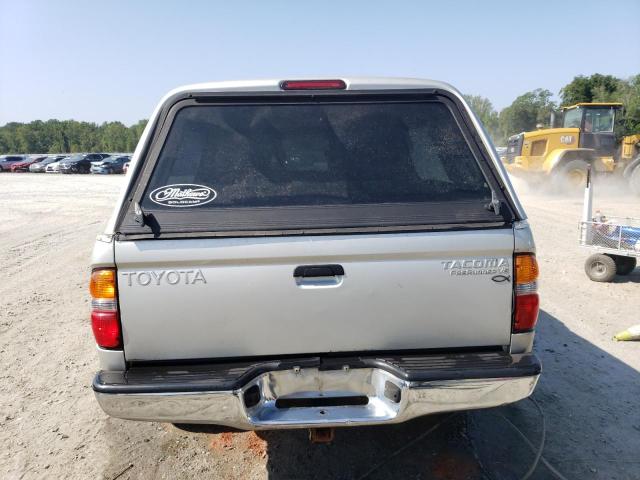 5TEGN92N92Z110996 - 2002 TOYOTA TACOMA DOUBLE CAB PRERUNNER SILVER photo 6