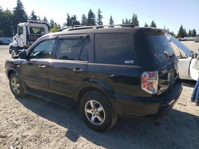 2HKYF18637H532940 - 2007 HONDA PILOT EXL BLACK photo 2