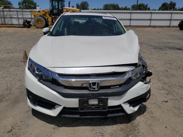 19XFC1F74HE209451 - 2017 HONDA CIVIC EXL WHITE photo 5