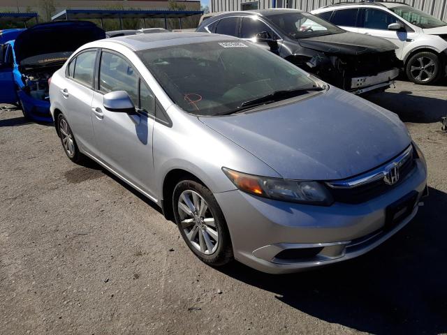 19XFB2F96CE332445 - 2012 HONDA CIVIC EXL SILVER photo 1