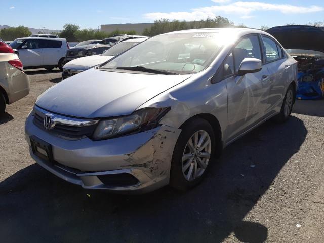 19XFB2F96CE332445 - 2012 HONDA CIVIC EXL SILVER photo 2