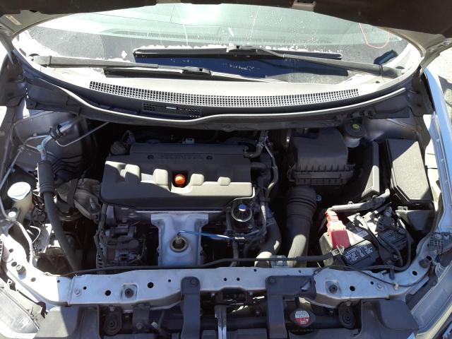 19XFB2F96CE332445 - 2012 HONDA CIVIC EXL SILVER photo 7