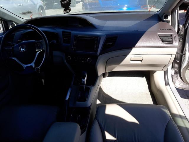 19XFB2F96CE332445 - 2012 HONDA CIVIC EXL SILVER photo 9