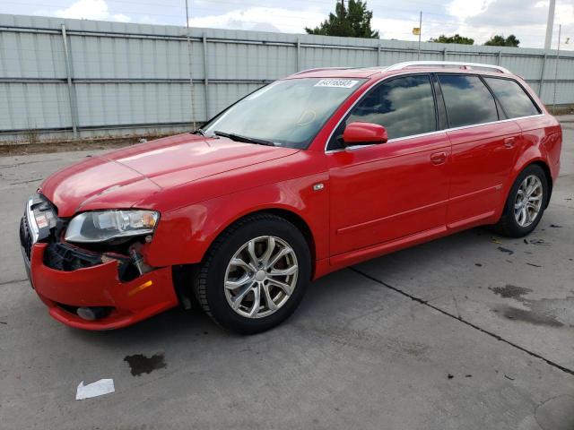 WAUSF78E07A081521 - 2007 AUDI A4 S-LINE 2.0T AVANT QUATTRO RED photo 1