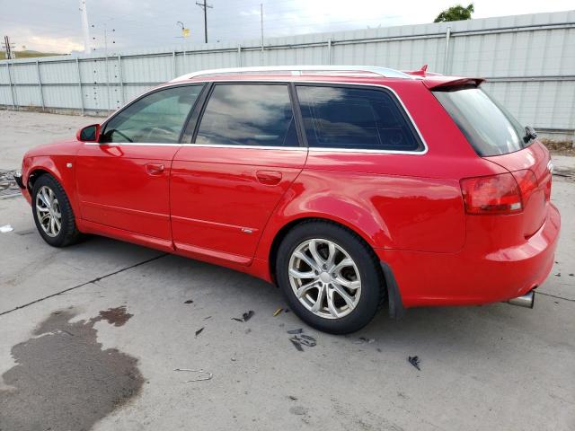 WAUSF78E07A081521 - 2007 AUDI A4 S-LINE 2.0T AVANT QUATTRO RED photo 2