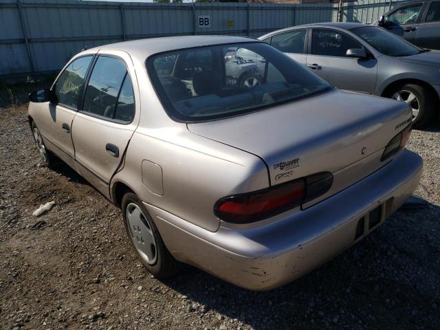 1Y1SK5269VZ412479 - 1997 GEO PRIZM BASE TAN photo 3