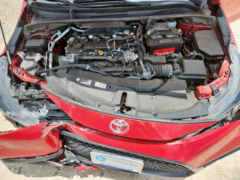 JTDP4MCE3MJ053972 - 2021 TOYOTA COROLLA SE RED photo 11