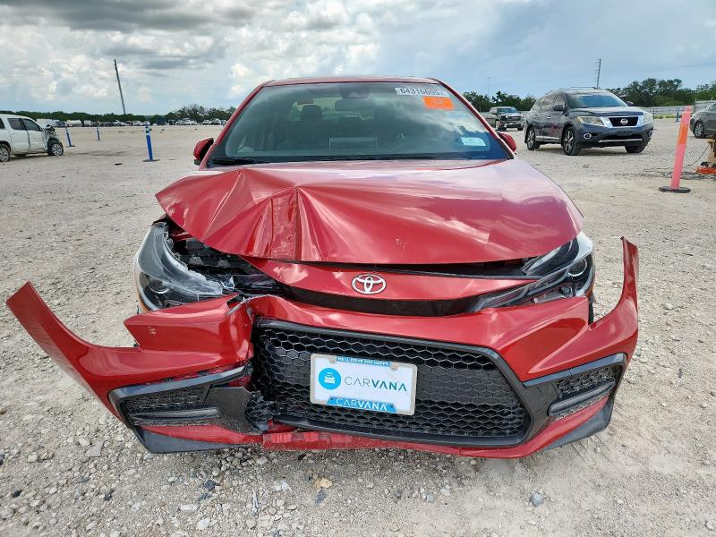 JTDP4MCE3MJ053972 - 2021 TOYOTA COROLLA SE RED photo 5