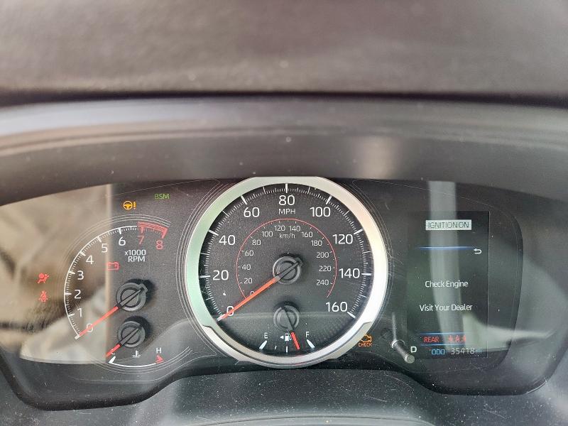 JTDP4MCE3MJ053972 - 2021 TOYOTA COROLLA SE RED photo 9