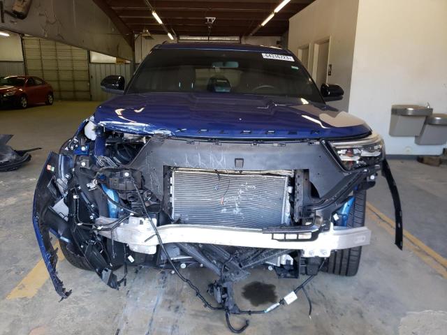 1FM5K8GC5LGD03801 - 2020 FORD EXPLORER ST BLUE photo 5