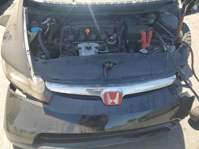 1HGFA16518L025064 - 2008 HONDA CIVIC LX BLACK photo 11