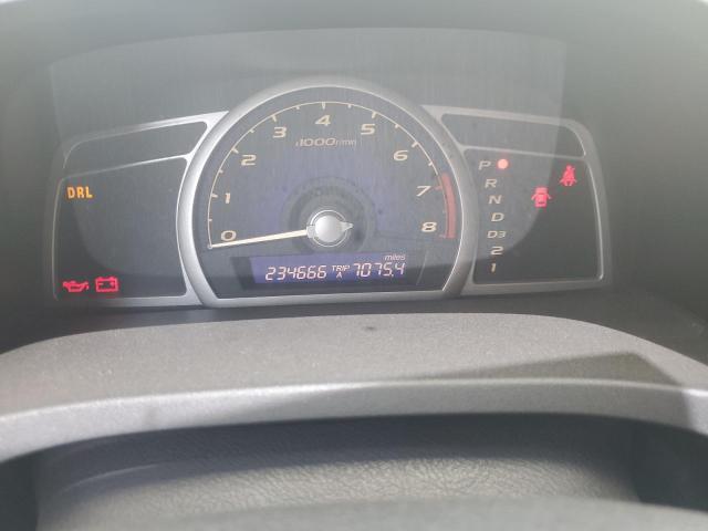 1HGFA16518L025064 - 2008 HONDA CIVIC LX BLACK photo 9