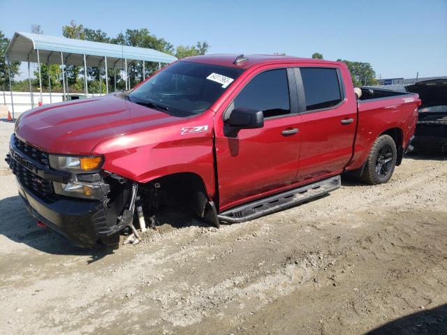 1GCPYCEF0LZ161339 - 2020 CHEVROLET SILVERADO K1500 TRAIL BOSS CUSTOM MAROON photo 1