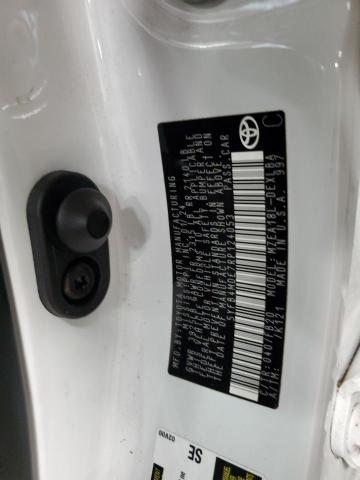 5YFB4MDE7RP124053 - 2024 TOYOTA COROLLA LE WHITE photo 12