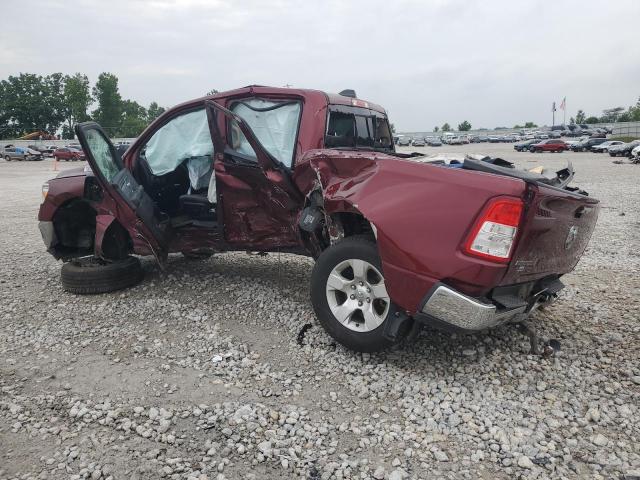 1C6SRFFT5LN294111 - 2020 RAM 1500 BIG HORN/LONE STAR BURGUNDY photo 2